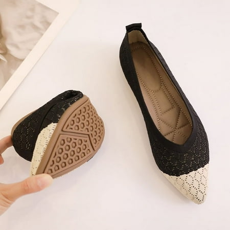 Large size pointed flat shoes for women breathable weaving without tiring feet work shoe deep
Large size pointed flat shoes for women breathable weaving without tiring feet work shoe deep