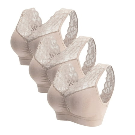 〖Hellobye〗Women Lace Wide Shoulder Straps Detachable Cup Bottom Vest Bra And Underwear 3PC
〖Hellobye〗Women Lace Wide Shoulder Straps Detachable Cup Bottom Vest Bra And Underwear 3PC