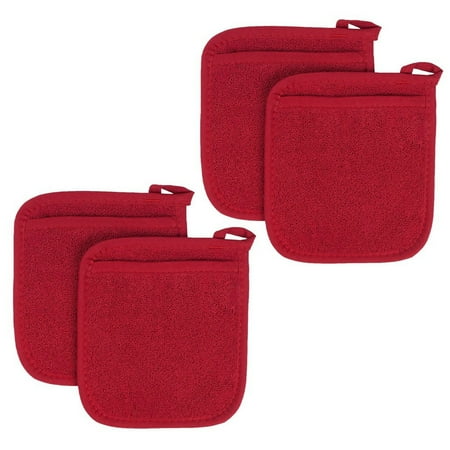 4Pcs Pot Mat Cotton Cloth Pot Holders Looped Gloves Pot Kitchen Holders Cushion Pocket Tool Potholder Gloves Red
4Pcs Pot Mat Cotton Cloth Pot Holders Looped Gloves Pot Kitchen Holders Cushion Pocket Tool Potholder Gloves Red