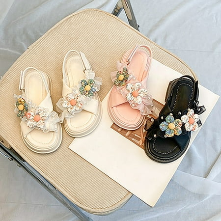 Akiihool Baby Girl s Sandals Baby Toddler Girls Soft Open Toe Summer Sandals Flower Princess Flat Shoes (Black 10.5)
Akiihool Baby Girl s Sandals Baby Toddler Girls Soft Open Toe Summer Sandals Flower Princess Flat Shoes (Black 10.5)