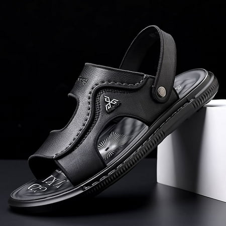 Men s Summer Sandals Slippers for Men Leather Sandals Adult Thick-soled Beach Shoes Non-slip Open-toe Leather Sandals A9
Men s Summer Sandals Slippers for Men Leather Sandals Adult Thick-soled Beach Shoes Non-slip Open-toe Leather Sandals A9