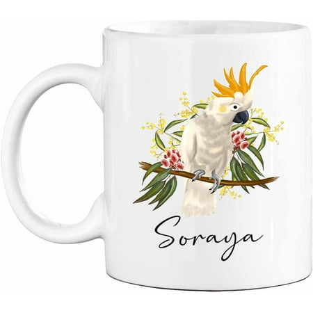 Personalized Cockatoo Ceramic Coffee Mug 11 Oz 11 Oz Cute Cockatoo White Coffee Cup Gifts for Birthday Christmas Unique Animals Travel Mugs Customized With Name Floral Cockatoo Teacup For Girls
Personalized Cockatoo Ceramic Coffee Mug 11 Oz 11 Oz Cute Cockatoo White Coffee Cup Gifts for Birthday Christmas Unique Animals Travel Mugs Customized With Name Floral Cockatoo Teacup For Girls