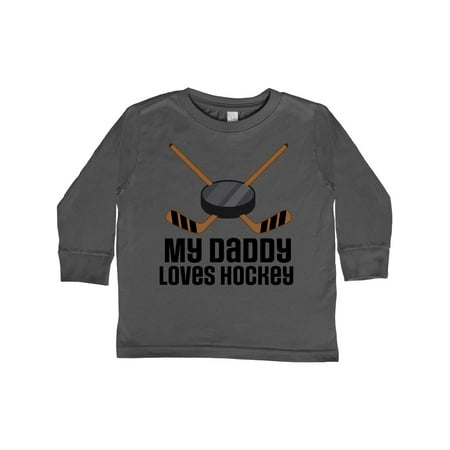 Inktastic Daddy Loves Hockey Sports Gift Toddler Boy or Toddler Girl Long Sleeve T-Shirt
Inktastic Daddy Loves Hockey Sports Gift Toddler Boy or Toddler Girl Long Sleeve T-Shirt
