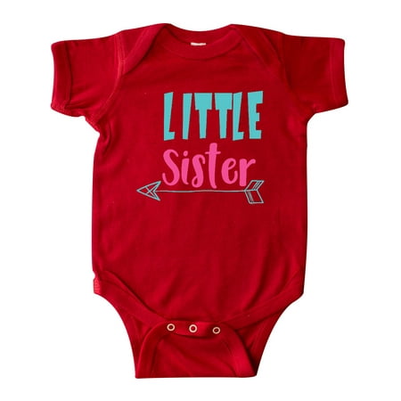 Inktastic Little Sister Younger Sister Arrow - Blue Pink Gift Baby Girl Bodysuit
Inktastic Little Sister Younger Sister Arrow - Blue Pink Gift Baby Girl Bodysuit