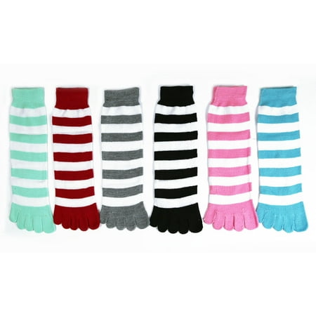 Women Girls 5-Toe Socks Soft Breathable Athletic Five Finger Ankle Socks 6 Pairs
Women Girls 5-Toe Socks Soft Breathable Athletic Five Finger Ankle Socks 6 Pairs