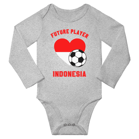 Future Indonesia Soccer Player Baby Long Slevve Jumpsuits Clothes (Gray 6-12 Months)
Future Indonesia Soccer Player Baby Long Slevve Jumpsuits Clothes (Gray 6-12 Months)