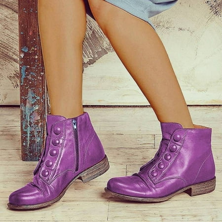 UTTOASFAY Clearance Shoes Women Boots Fashion Women S Flats Leather Zipper Round Toe Lace-Up Casual Shoes Ankle Boots Flash Picks
UTTOASFAY Clearance Shoes Women Boots Fashion Women S Flats Leather Zipper Round Toe Lace-Up Casual Shoes Ankle Boots Flash Picks
