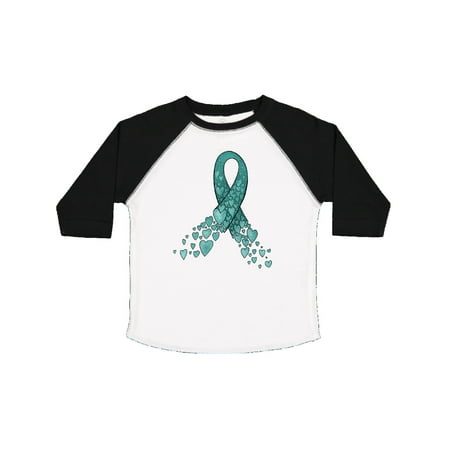 Inktastic Ovarian Cancer Awareness Teal Ribbon Made of Hearts Gift Toddler Boy or Toddler Girl T-Shirt
Inktastic Ovarian Cancer Awareness Teal Ribbon Made of Hearts Gift Toddler Boy or Toddler Girl T-Shirt