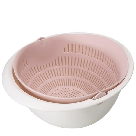 GYMNASTI Home Kitchen Fruit Vegetable Wash Draining Basket Rotating Double Layer Strainer
GYMNASTI Home Kitchen Fruit Vegetable Wash Draining Basket Rotating Double Layer Strainer