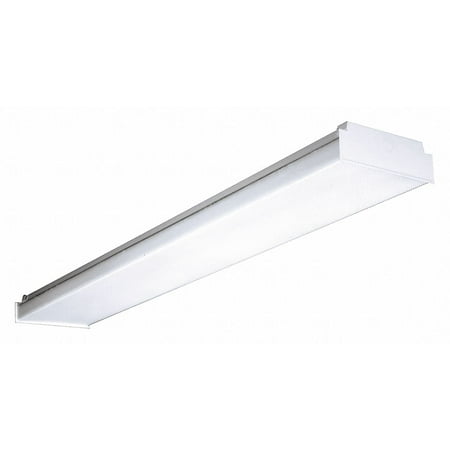 Columbia Lighting LED Wraparound Fixture 4 ft L 4984 lm LAW4-40ML-EDU