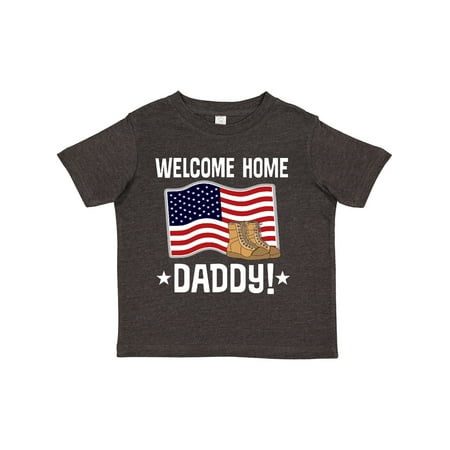 Inktastic Military Dad Welcome Home USA Flag Gift Toddler Boy or Toddler Girl T-Shirt
Inktastic Military Dad Welcome Home USA Flag Gift Toddler Boy or Toddler Girl T-Shirt