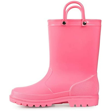 K KomForme Little Big Kids Rain Boots Boys Girls Rose Red Solid Boots Size 4
K KomForme Little Big Kids Rain Boots Boys Girls Rose Red Solid Boots Size 4