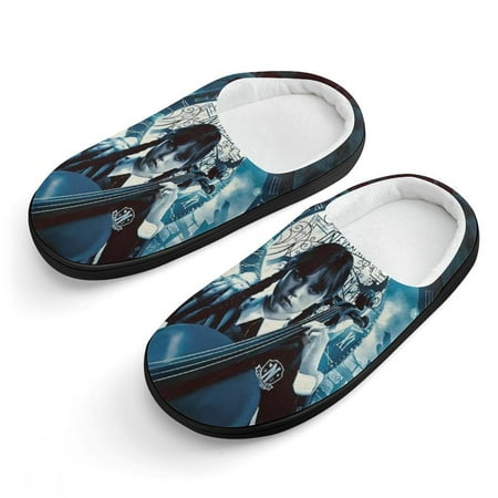 Wednesday Slippers for Kids Cute Soft Plush Anti-slip Fluffy Fuzzy House Slippers Warm Soft Plush Non-Slip Indoor Outdoor Slip-on Shoes for Boys Girls
Wednesday Slippers for Kids Cute Soft Plush Anti-slip Fluffy Fuzzy House Slippers Warm Soft Plush Non-Slip Indoor Outdoor Slip-on Shoes for Boys Girls