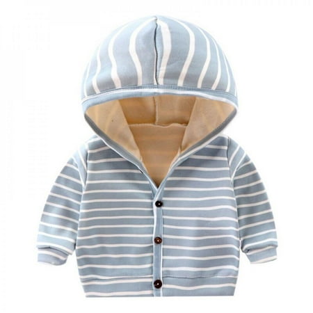 Elaydool Baby Toddler Infant Boys Girls Clothes Cute Hooded Striped Coat Autumn Winter Warm Unisex Coat Outerwear Jacket Kids Cute Outfit
Elaydool Baby Toddler Infant Boys Girls Clothes Cute Hooded Striped Coat Autumn Winter Warm Unisex Coat Outerwear Jacket Kids Cute Outfit