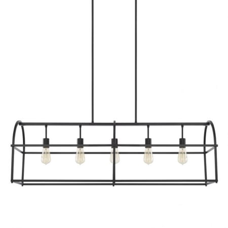 Capital Lighting Homeplace 5-LT Island Light - Matte Black - 825751MB