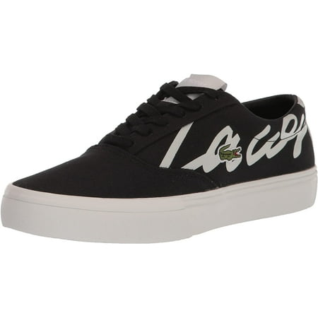 Lacoste Womens Mens Jump Serve Sneakers 13 Black/Off White
