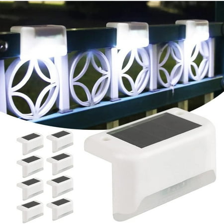 8 Pack Solar Deck Lights LED Solar Step Lights Waterproof 
8 Pack Solar Deck Lights LED Solar Step Lights Waterproof