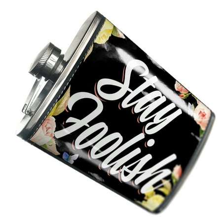 NEONBLOND Flask Floral Border Stay Foolish