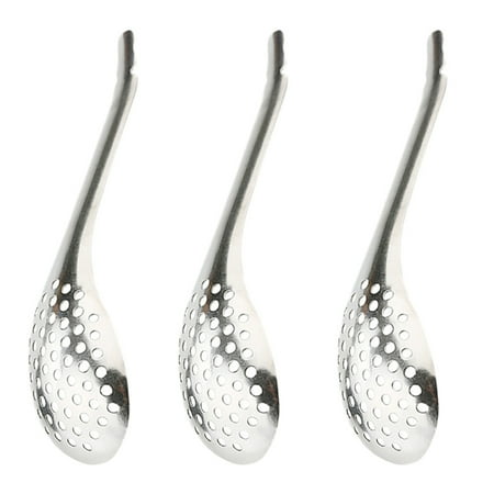 Spoon Stainless Steel Caviar Small Strainer Spherification Slotted Spoons Perforated Colander
Spoon Stainless Steel Caviar Small Strainer Spherification Slotted Spoons Perforated Colander