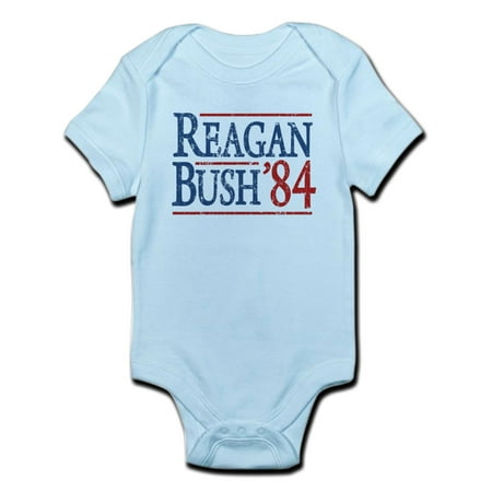 CafePress - Reagan Bush 84 Retro Infant Bodysuit - Baby Light Bodysuit