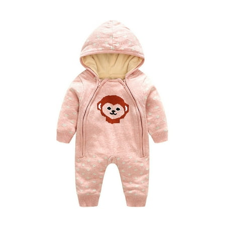 TUOBARR Children s Baby Jumpsuit Cartoon Long Sleeve Thickened Warm Baby Rompe Pink (0-18Months)
TUOBARR Children s Baby Jumpsuit Cartoon Long Sleeve Thickened Warm Baby Rompe Pink (0-18Months)