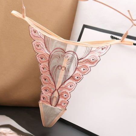 Homadles Womens Underwear- Slim Fit Sexy Low Waisted Breathable Stretch Lace See Through Thongs Beige One Size
Homadles Womens Underwear- Slim Fit Sexy Low Waisted Breathable Stretch Lace See Through Thongs Beige One Size
