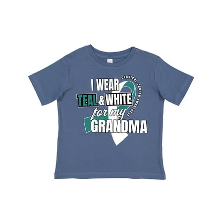 Inktastic I Wear Teal and White for My Grandma Cervical Cancer Awareness Gift Toddler Boy or Toddler Girl T-Shirt
Inktastic I Wear Teal and White for My Grandma Cervical Cancer Awareness Gift Toddler Boy or Toddler Girl T-Shirt