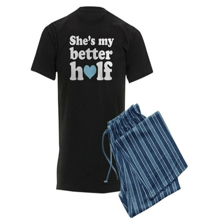 CafePress - Better Half Couples - Men s Dark Pajamas
