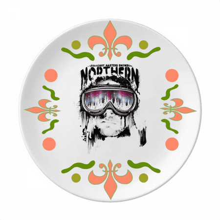 Graffiti Street Northern Skiing Goggles Flower Ceramics Plate Tableware Dinner Dish
Graffiti Street Northern Skiing Goggles Flower Ceramics Plate Tableware Dinner Dish