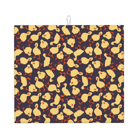 Dish Drying Mats for Kitchen Counter Cute Small Farm Birds 16x18in Dish Drying Pad Coffee Mat with Hanging Loop Super absorbent Kitchen Counter Mat Coffee Bar Accessories
Dish Drying Mats for Kitchen Counter Cute Small Farm Birds 16x18in Dish Drying Pad Coffee Mat with Hanging Loop Super absorbent Kitchen Counter Mat Coffee Bar Accessories
