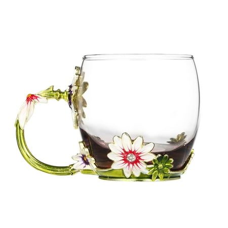 Tomfoto Green Chrysanthemum Enamel Craft Water Cup Drink Mug with Handle Design Tea Coffee Cup with Spoon Cleaning Cloth Set 320ML
Tomfoto Green Chrysanthemum Enamel Craft Water Cup Drink Mug with Handle Design Tea Coffee Cup with Spoon Cleaning Cloth Set 320ML