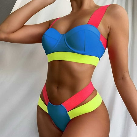 NECHOLOGY Women Two Piece R Swimwear Suits Split Assorted Colors Swimsuit Bikini Swimsuit Swim Sports Bra for Swimming Underwear Blue Medium
NECHOLOGY Women Two Piece R Swimwear Suits Split Assorted Colors Swimsuit Bikini Swimsuit Swim Sports Bra for Swimming Underwear Blue Medium