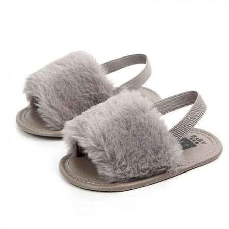 Clearance Baby Infant Girls Soft Sole Shoes Plush Slide Sandal First Walkers Anti-slip Walking Shoes
Clearance Baby Infant Girls Soft Sole Shoes Plush Slide Sandal First Walkers Anti-slip Walking Shoes