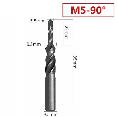Leke 90/180 Degree HSS Counterbore Spiral Step Drill Bit For Metal DrillingChamfering
Leke 90/180 Degree HSS Counterbore Spiral Step Drill Bit For Metal DrillingChamfering