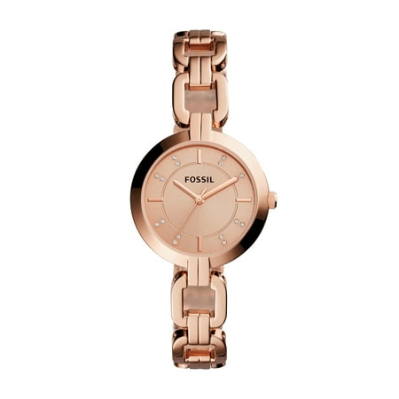 Fossil Women's Kerrigan Three-Hand Rose Gold-Tone Stainless Steel Watch