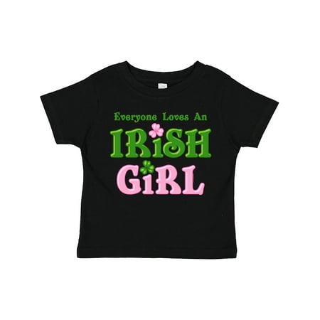 Inktastic Loves an Irish Girl Gift Toddler Toddler Girl T-Shirt