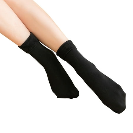 Qcmgmg Women Crew Socks Warm Ankle Women’s Socks Thick Solid Color Socks Black Free Size
Qcmgmg Women Crew Socks Warm Ankle Women’s Socks Thick Solid Color Socks Black Free Size