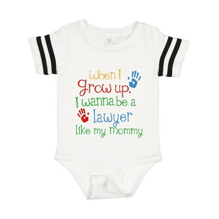 Inktastic Lawyer Like Mommy Gift Baby Boy or Baby Girl Bodysuit