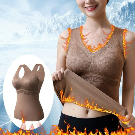 Cathalem Gift For Womens Slim Fit Tops Sleeveless Thermal Shirts V Neck Vest With Built In Bra Heavy Thermal Shirts for Men Shirt Coffee XX-Large
Cathalem Gift For Womens Slim Fit Tops Sleeveless Thermal Shirts V Neck Vest With Built In Bra Heavy Thermal Shirts for Men Shirt Coffee XX-Large