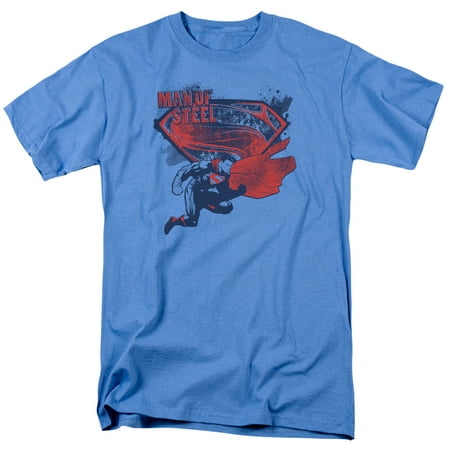Man Of Steel Sheild Splat Unisex Adult T Shirt For Men And Women
