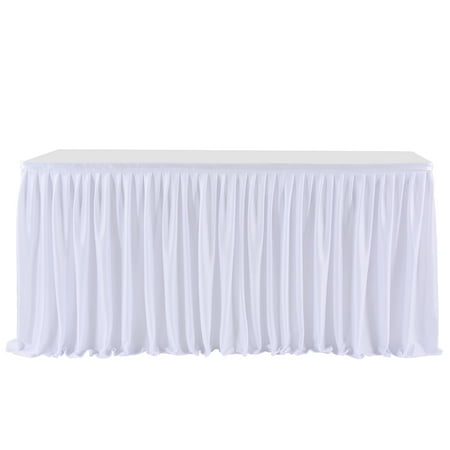 Table Skirt Pleated Ruffle Tablecloth For Wedding Birthday Party Baby Shower Table Decoration
Table Skirt Pleated Ruffle Tablecloth For Wedding Birthday Party Baby Shower Table Decoration
