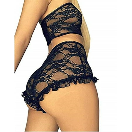 Kiapeise Womens Sexy Lingerie Lace Top Bra Ladies Thong Underwear G-string Set Ladies Nightwear Babydoll Sleepwear Set
Kiapeise Womens Sexy Lingerie Lace Top Bra Ladies Thong Underwear G-string Set Ladies Nightwear Babydoll Sleepwear Set
