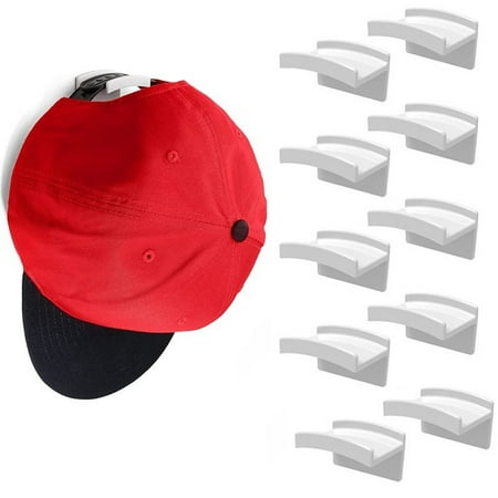 Adhesive Hat Hooks for Wall (10-Pack) - Minimalist Hat Rack Design No Drilling Strong Hold Hat Hangers
Adhesive Hat Hooks for Wall (10-Pack) - Minimalist Hat Rack Design No Drilling Strong Hold Hat Hangers