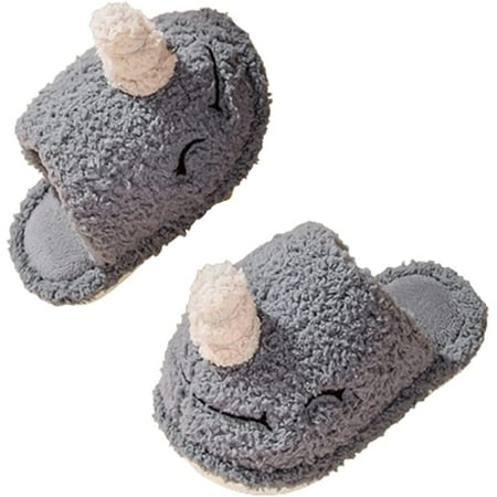 CoCopeaunts Girls Unicorn Slippers for GirlsToddlers Winter Lovely Animal Plush Slippers Boys Anti-Slip Home Slip-on Warm House Shoes
CoCopeaunts Girls Unicorn Slippers for GirlsToddlers Winter Lovely Animal Plush Slippers Boys Anti-Slip Home Slip-on Warm House Shoes