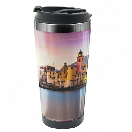 Cityscape Travel Mug Old Mediterranean Town Steel Thermal Cup 16 oz by Ambesonne
Cityscape Travel Mug Old Mediterranean Town Steel Thermal Cup 16 oz by Ambesonne