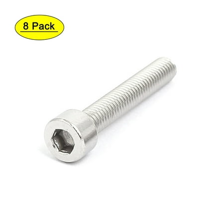 Unique Bargains M5X30mm 316 Stainless Steel Fully Thread Hex Socket Cap Screw Bolt 8pcs
Unique Bargains M5X30mm 316 Stainless Steel Fully Thread Hex Socket Cap Screw Bolt 8pcs
