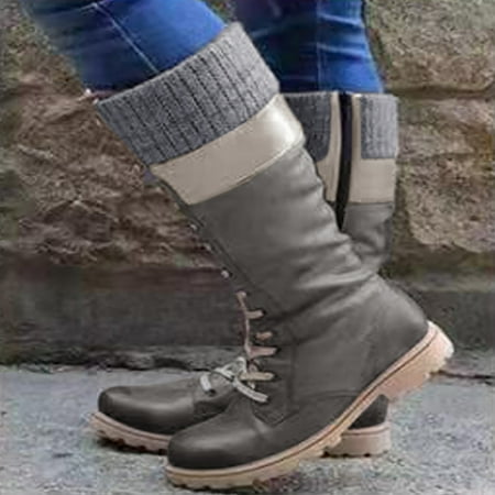Alueeu Women s Mid-Calf Boots Women s Vintage Lace Up Round Toe Keep Warm Middle Cowboy Boots For Women Shoes
Alueeu Women s Mid-Calf Boots Women s Vintage Lace Up Round Toe Keep Warm Middle Cowboy Boots For Women Shoes