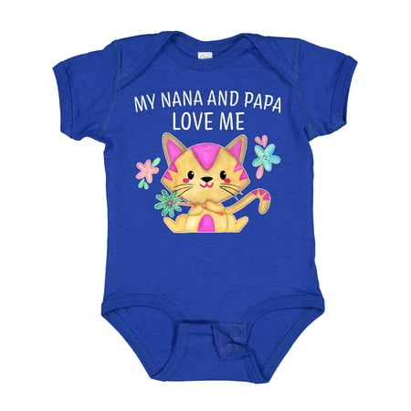 Inktastic My Nana and Papa Love Me with Cute Kitten and Flowers Gift Baby Boy or Baby Girl Bodysuit
Inktastic My Nana and Papa Love Me with Cute Kitten and Flowers Gift Baby Boy or Baby Girl Bodysuit