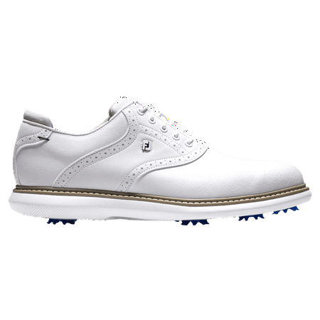 FootJoy Men s Traditions Golf Shoes 57903 - White/Gray - 9.5 - Wide