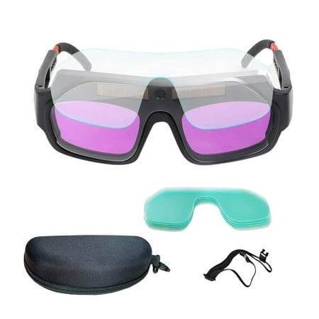 Solar Powered Auto Darkening Welding Mask Goggles